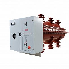 Элегазовый выключатель нагрузки ESQ FLN36-40,5D/630-20-MOA-PАPВ (40,5кВ, 630А, 20кА, руч. управ., кожух, рукоятка для руч. упр. HS,датчик давления GPM, с индик, мех. блок.)