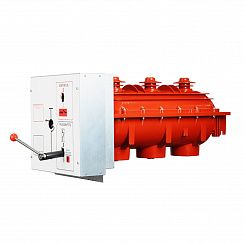 Элегазовый выключатель нагрузки ESQ FLN36-24D/630-20R-MOA-B-HS-BD-VI-PB-PА (24кВ, 630А, 20кА, руч. упр. MOA, кож. B, рук. HS, BD блок. дв., датчик индикаци VI+, мех. б-ка PB (зз),мех. б-ка PА (сил.))