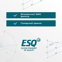 Частотный преобразователь ESQ-760-2S-0040 4/5.5 кВт, 220В