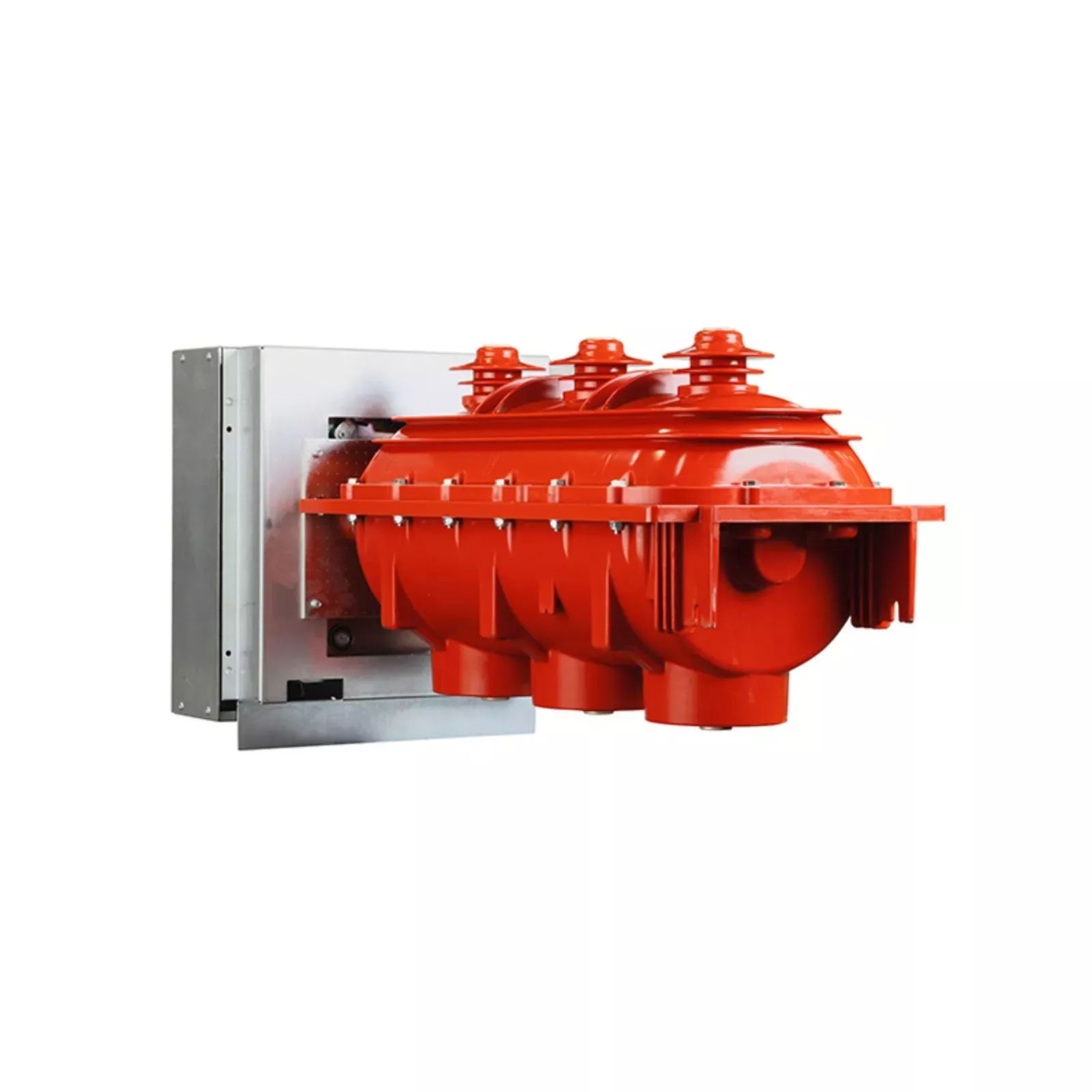 Элегазовый выключатель нагрузки-разъединитель двухпозиционный ESQ FLN36-12/630-20-MOA-KFP FP4 (12кВ, 630А, 20кА, руч. управление MOA, кожух с лиц. пан. без заземл. KFP FP4)